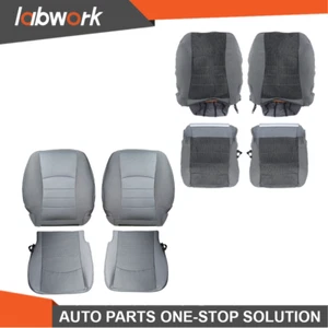 Labwork Driver & Passenger Cloth Seat Cover For 2013-2018 Dodge Ram 1500 2500 - Picture 1 of 26