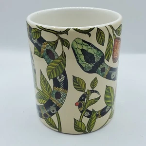 POLKRA X Katie Scott Candle Jar Only No Candle Vase Green Figs Snake Serpent - Picture 1 of 6