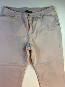 CJ BANKS Womens Pants Size 20 W 20W Signature Slimming Pink Blush Tapered Leg - Bild 1 von 13