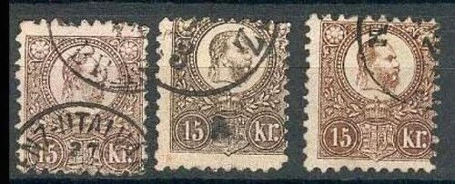 HUNGARY  LOT  Sc  11  11A  11B   USED  SIGNE FVF - Image 1 of 1