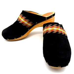Anthropologie Penelope Chilvers Women's Clogs Shoes Size 38 Eur 7.5 U.S. - Picture 1 of 11