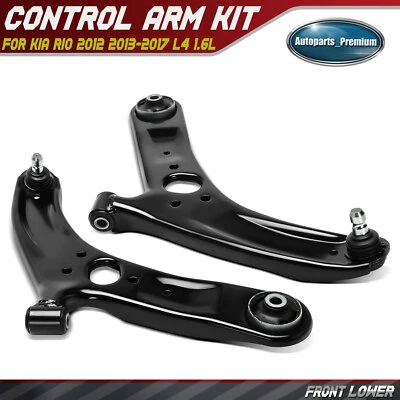 2x Conjunto de brazo de control inferior delantero izquierdo y derecho y rótula para Kia Rio 12-17 Foto 1 de 4