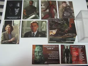 Terminator 3 Rise of the Machines Complete 72 Card Trading Card Set Comic Images - Picture 1 of 3