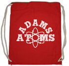 ADAMS ATOMS Drawstring Bag Revenge of the College Team Nerds Symbol Sign Logo
