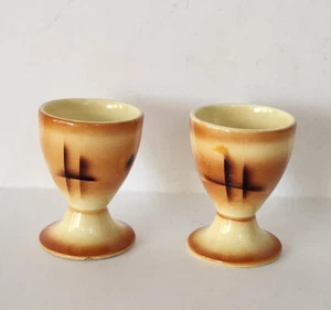 Spitzdecor Porcelain Egg Cups, Set of Two, Made in Germany - Picture 1 of 5