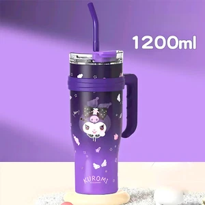 Sanrio Kuromi Tumbler Mug 40 oz. Ombre Hot/Cold Vacuum Insulated Thermal Cup - Picture 1 of 16
