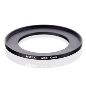 RISE(UK) 52mm-72mm 52-72 mm 52 to 72 Step Up Ring Filter Adapter black - Picture 1 of 3