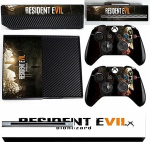 RESIDENT EVIL XBOX ONE PROTECTIVE SKIN DECAL VINYL STICKER WRAP - Picture 1 of 1