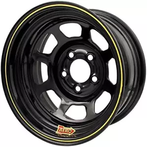 Rueda Aero Race 50-184740 15X8 4 pulgadas 4,75 NEGRO - Imagen 1 de 1