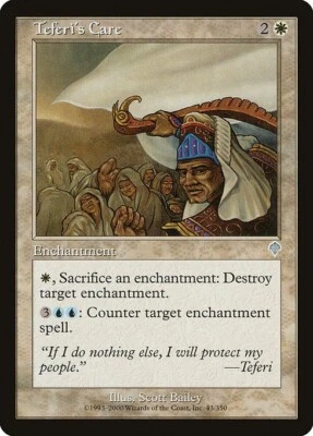 MTG Invasion --- TEFERI'S CARE --- Uncommon! NM! Magic the Gathering! - Image 1 of 3
