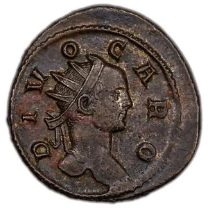 Ancient Rome AD 285 Carus Antoninianus Coin RIC #47 3.97g 22.7mm - Picture 1 of 2