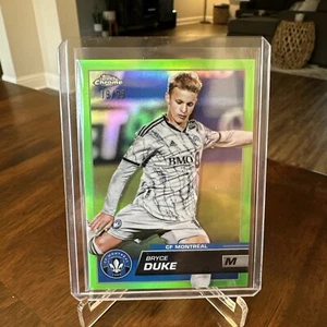 2023 Topps Chrome MLS BRYCE DUKE NEON GREEN LAVA REFRACTOR 19/99 #159 - Picture 1 of 3