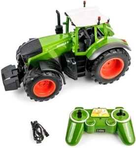 JCB Fernbedienung Auto RC Bauernhof Traktor Baufahrzeug mit Lichtern Sounds - Bild 1 von 18
