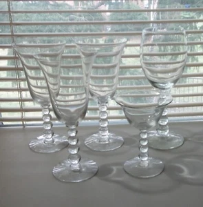 Lote de 5 copas de agua y licor Imperial Candlewick - Imagen 1 de 4