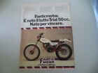 Advertising Pubblicita 1979 Moto Fantic Trial 50