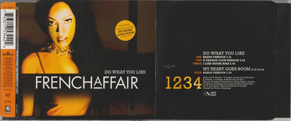 French Affair - Do what you like (2000) [4 Track Maxi-CD] - Bild 1 von 1