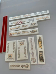 Cannondale Teams Co-sponsors frame Decal Incomplete Set - Picture 1 of 8