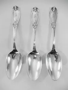 Set 3 monete antiche argento Henry Hebbard "Grecio" 8 cucchiai da 1/4" S-102 - Foto 1 di 12