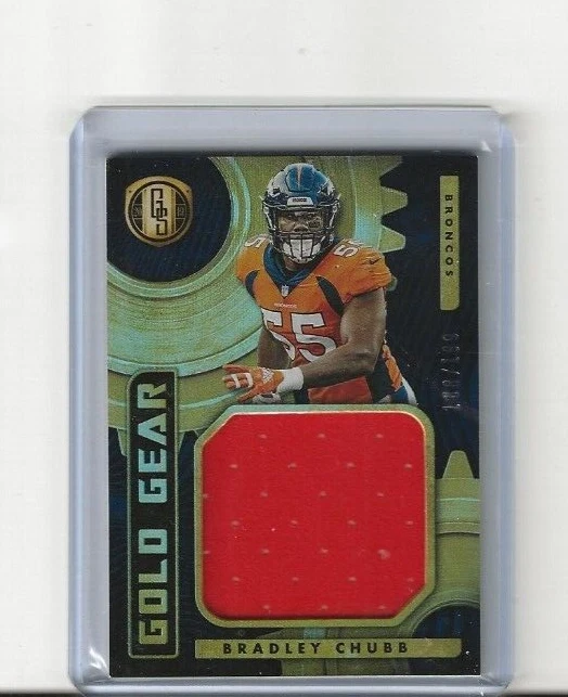 Bradley Chubb 2019 Panini Gold Standard - # GG-21 - #'rd / 199 / Denver Broncos - Image 1 of 2