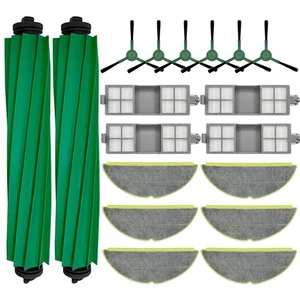 Kit Roomba 205 18 piezas, 2 cepillos de rodillo, 4 filtros HEPA, 6 almohadillas de fregona, 6 lados - Imagen 1 de 7