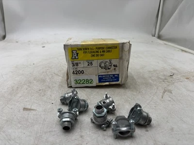 Arlington 4200 Twin Screw All Purpose Connector 3/8" Pack of 25 - Изображение 1 из 3