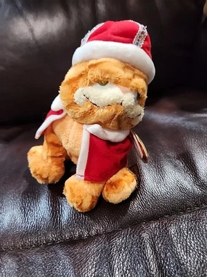 Vintage Garfield His Majesty TY Beanie Babies Plush Stuffed Toy King 2006 6” - Image 1 of 4