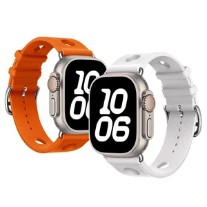 Sport Band For Apple Watch Series 11 10 9 8 SE 7 Ultra 3/2/1 49mm Silicone Strap - Picture 1 of 18