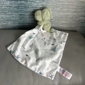 Edredón de felpa de dinosaurio Primark bebé recién nacido juguete suave chupete en blanco nuevo sin etiquetas - Imagen 1 de 10