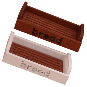 2 Pcs Mini Bread Basket Dollhouse Building Supplies Woven Baskets - Picture 1 of 12
