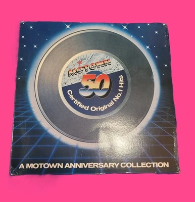 A MOTOWN ANNIVERSARY COLLECTION 50 CERTIFIED ORIGINAL No.1 HITS-5 VINYL RECORDS - Image 1 of 4