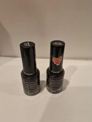 NEW LOT OF 2 Revlon Colorstay #610 Heartbreaker Gel Envy Longwear Nail Polish - Image 1 of 2