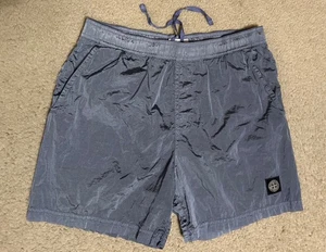 STONE ISLAND pantaloncino uomo XL blu nylon costume da bagno coulisse foderato in rete uomo - Foto 1 di 20