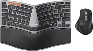 ProtoArc Bluetooth Ergonomic Keyboard Mouse, EKM04 Mini Compact Combo Kit - Picture 1 of 8