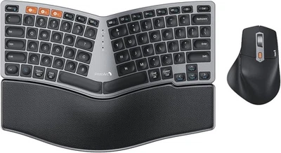 ProtoArc Bluetooth Ergonomic Keyboard Mouse, EKM04 Mini Compact Combo Kit - Image 1 of 4