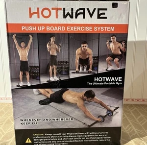 HOTWAVE Push Up Board Fitness, Portable Foldable 20 in 1 Push Up Bar at Home - Picture 1 of 6