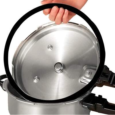 5L to 7L Gasket Black Rubber Ring Kitchen King Pressure Cooker Seal - Image 1 of 4