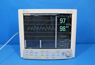 Monitor de paciente de espectro de datos con NIBP, ECG, Masimo SpO2 y temperatura Foto 1 de 4