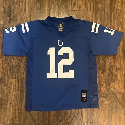 Camiseta deportiva Andrew Luck #12 de los Indianapolis Colts de la NFL con ropa del equipo juvenil - L 14/16 Foto 1 de 4