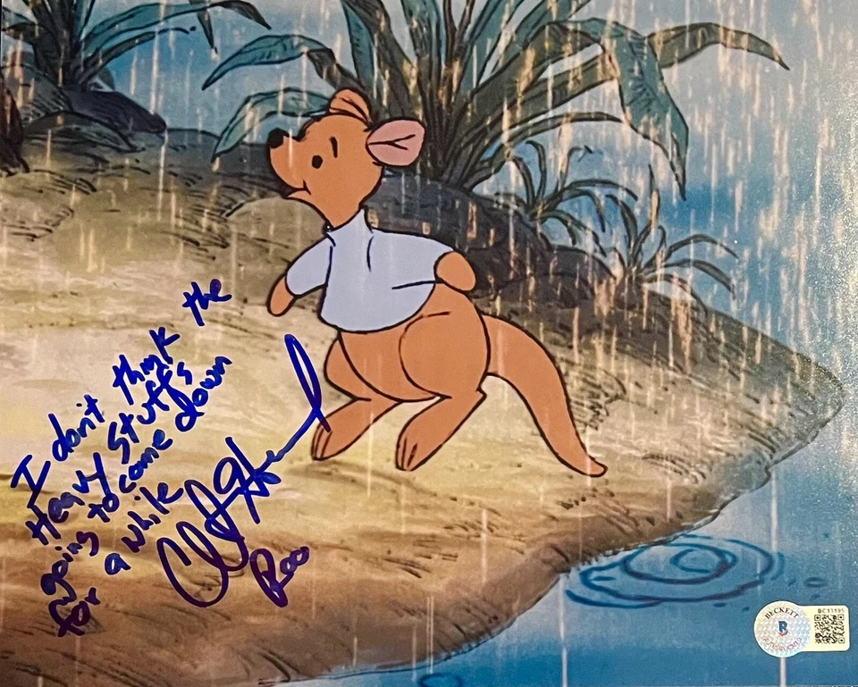 Clint Howard Voice Of Roo  Autographed Signed 8x10 Winnie The Pooh Beckett￼ - Image 1 of 1