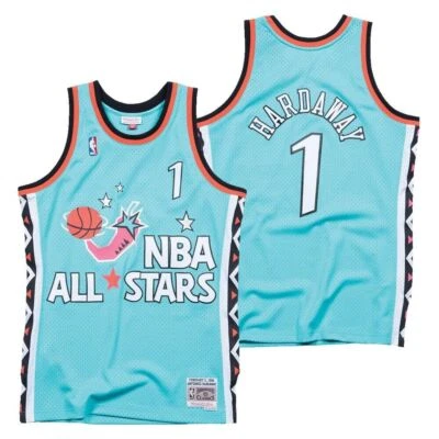 Camiseta deportiva Anfernee Penny Hardaway 1996 East All Stars Mitchell & Ness TEAL Swingman Foto 1 de 4