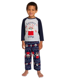 Briefly Stated Little Boys and Girls 2Pc Mandalorian Pajama Set (Blue Multi, 8) - Picture 1 of 4