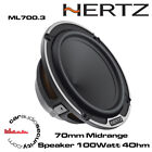 Hertz Mille Legend Ml700.3 70Mm Midrange Speaker 100Watt 4Ohm