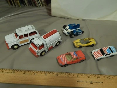 Vtg 1:64 Scale Vehicle Car [LOT of 6] Tootsie Toy + Letraset + Berlinetta Boxer - Image 1 of 4