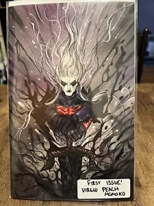 KING IN BLACK #1 VIRGIN VARIANT FRANKIES COMIC EXCLUSIVE PEACH MOMOKO - Picture 1 of 5