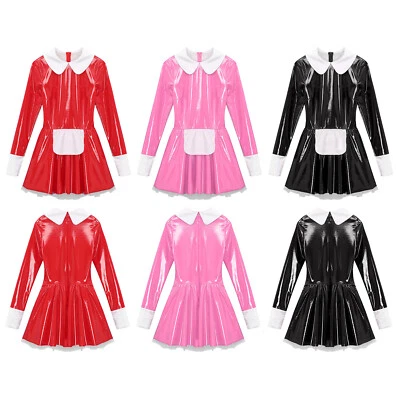 Disfraz para hombre Vestidos de anime Tutú Ropa de club nocturno Juego de rol Uniforme Adulto Ropa de dormir Gay Foto 1 de 3