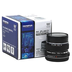 Olympus 12mm f2 M.Zuiko Digital ED Lens (Black) Camera Lens - Picture 1 of 12