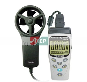 A● TENMARS TM-414 Air Velocity Meter Airspeed Anemoscope Anemometer - Foto 1 di 1