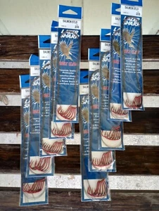 Eagle Claw Lazer Sharp Fishing Rigs 12lb Size 2/0 Fishing Hooks LOT All 10 L560. - Picture 1 of 5