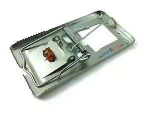 Pack of 4 Classic Metal Rat Traps Fully Galvanized - Humane Rat Traps That - Picture 1 of 7