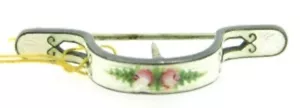 Sterling Posey Posy Korsage Schal Pin mit Emaille 1 3/4" um 1920-40er Jahre (#J1275) - Bild 1 von 4